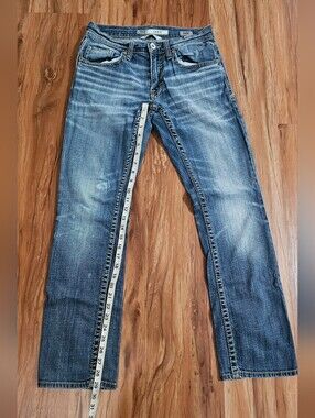 Men's BKE Jake Blue Washed Straight-Leg Jeans Size 28R